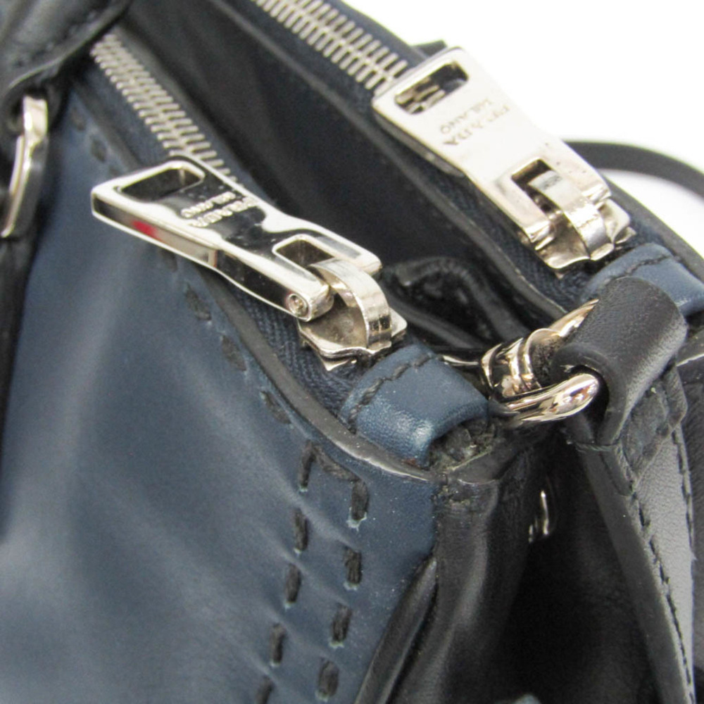 PRADA Black Leather Shoulder Bag - Picture 9 of 16